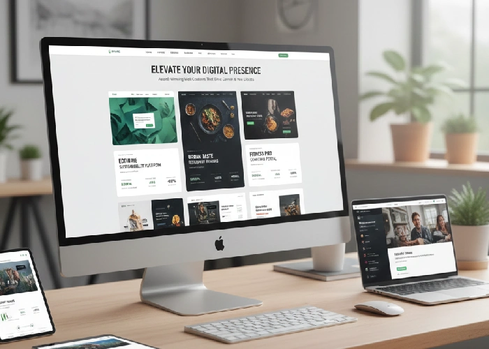 A professional web portfolio displaying successful web creation projects that help win more customers.