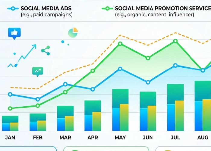 Dashboard showing social media marketing tricks for high engagement